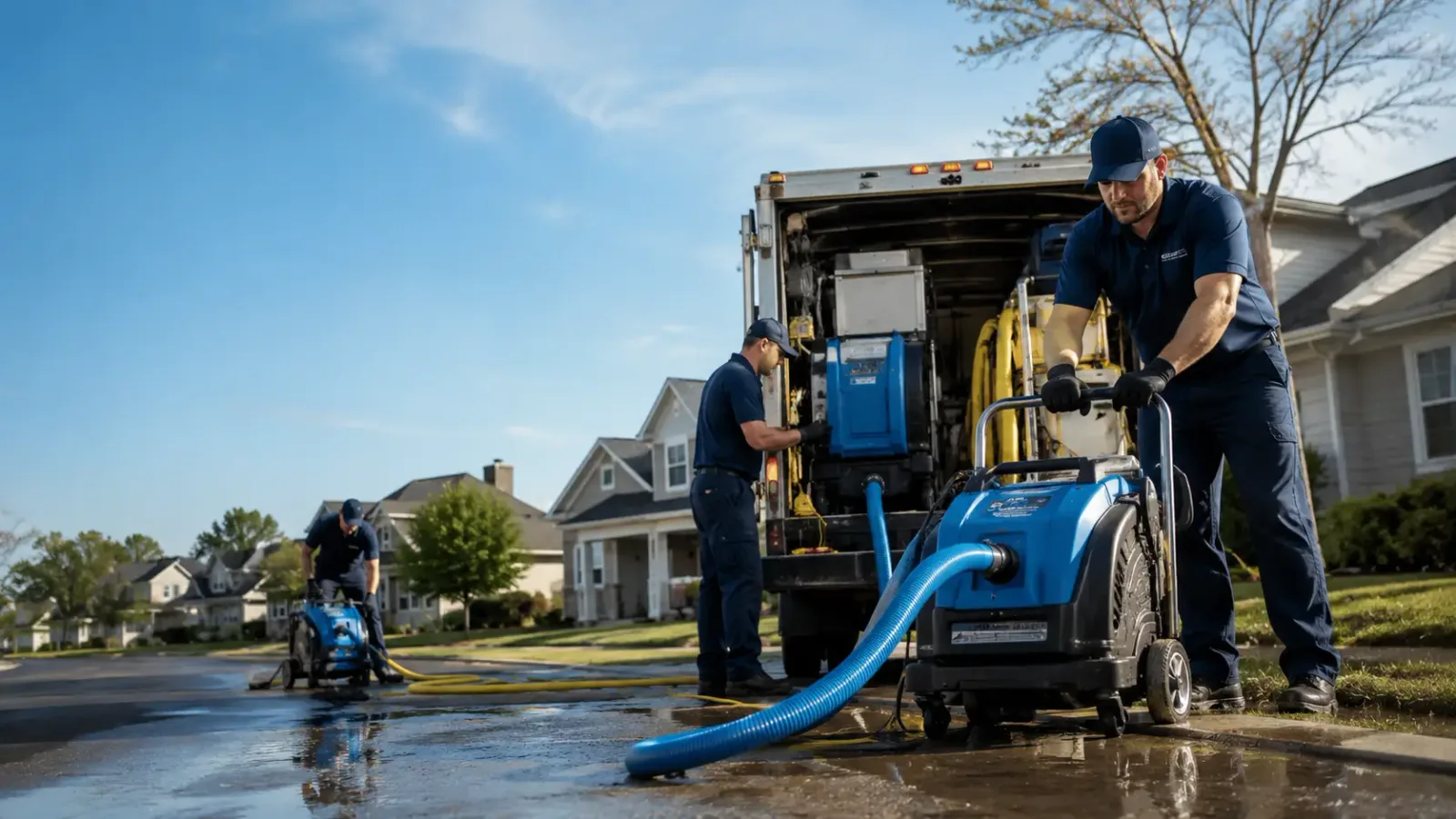 Flood Damage Cleanup in Fe Warren Afb, WY
